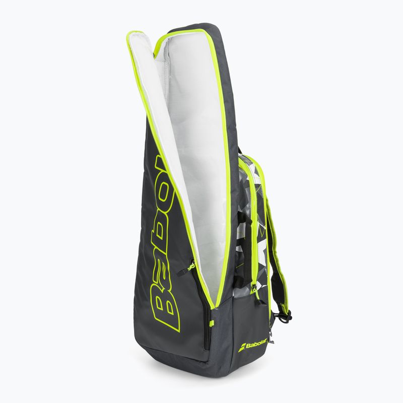 Zaino da tennis Babolat Pure Aero 32 l grigio/giallo/bianco 4