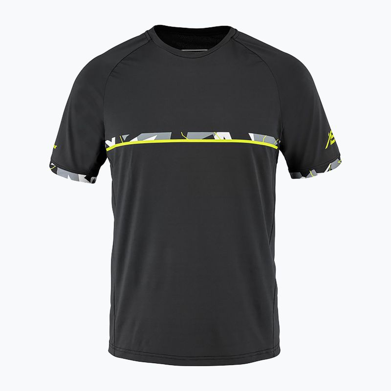 Maglia da tennis Babolat Aero Crew Neck da uomo nero/nero