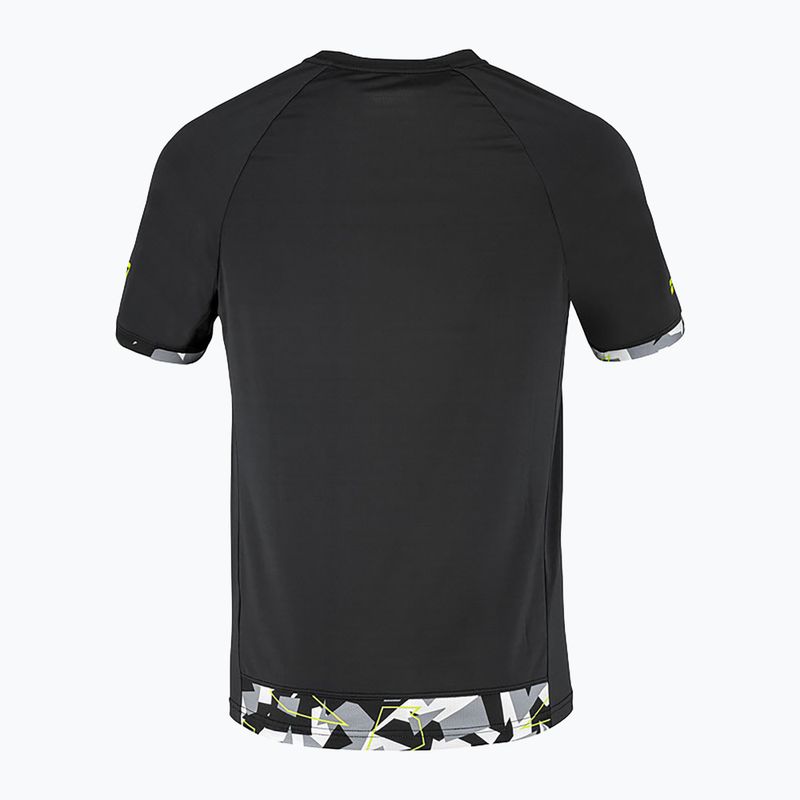 Maglia da tennis Babolat Aero Crew Neck da uomo nero/nero 2