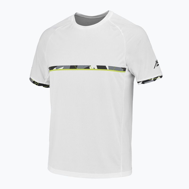 Maglietta da tennis da uomo Babolat Aero Crew Neck bianco/bianco