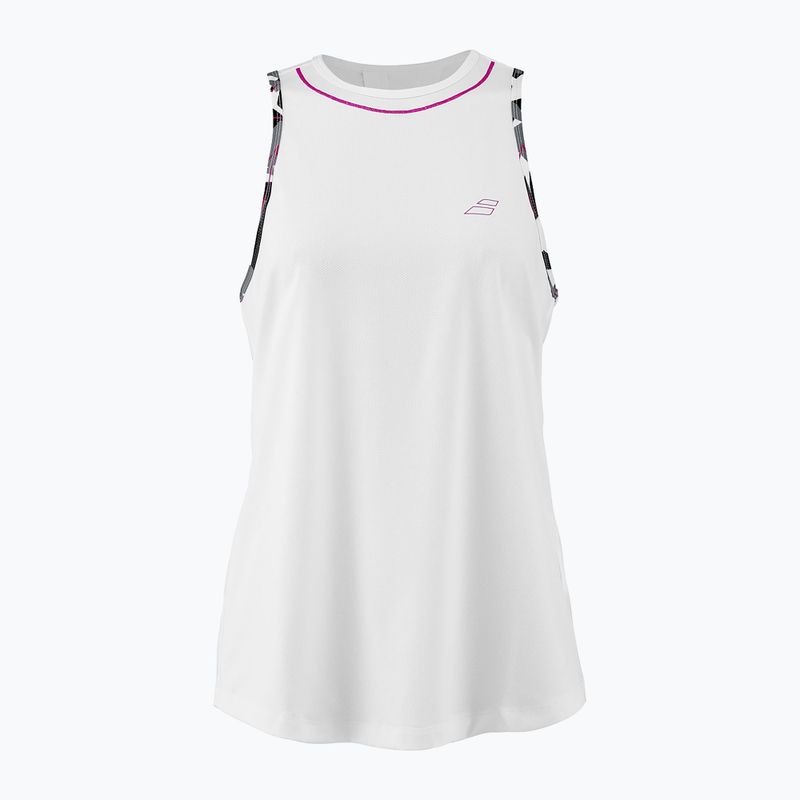 Maglietta da tennis Babolat da donna Aero bianco/bianco