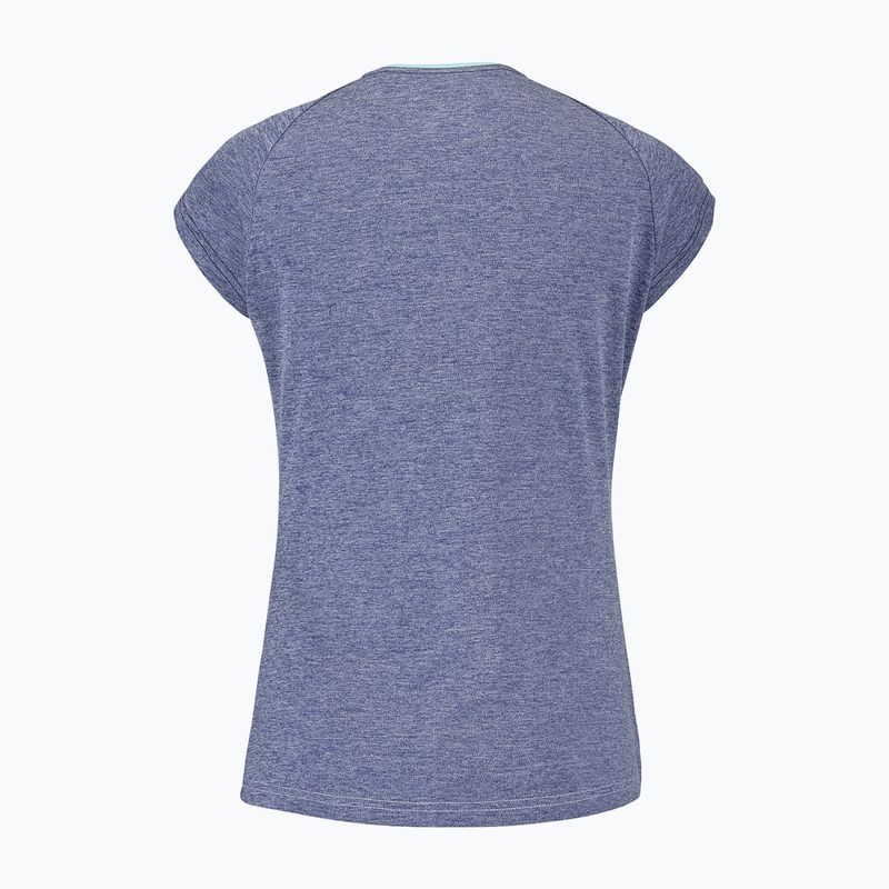 Maglietta da tennis Babolat da bambino Play Crew Neck bianco/blu heather 3