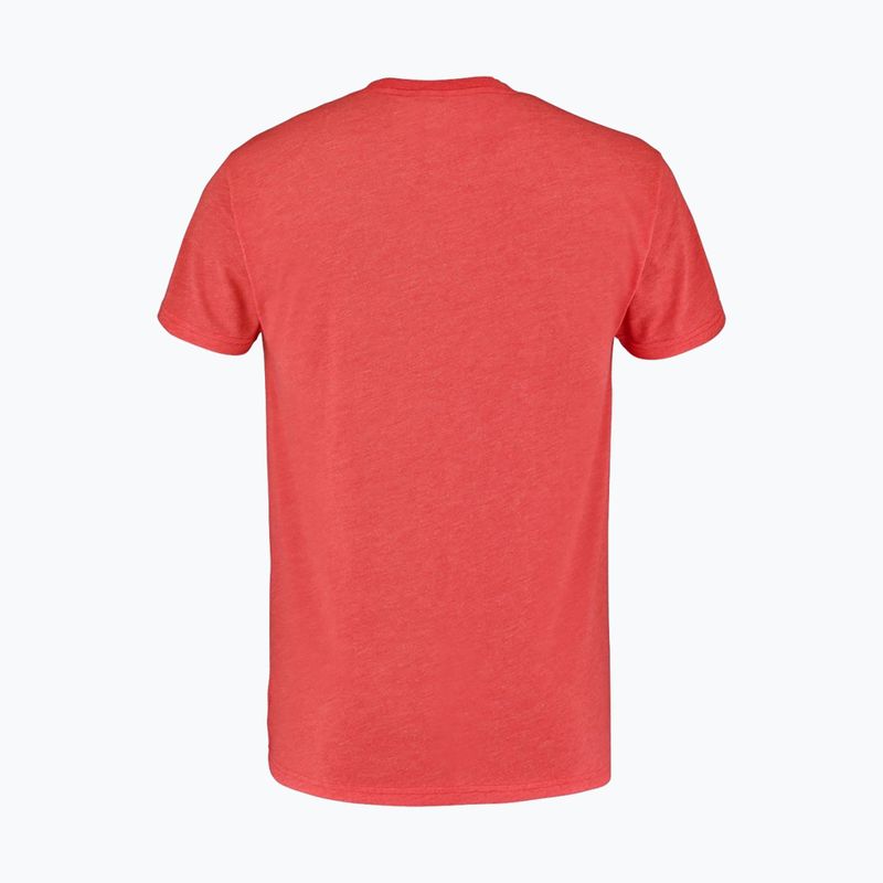 Maglietta Babolat Exercise Big Flag uomo rosso papavero heather 2