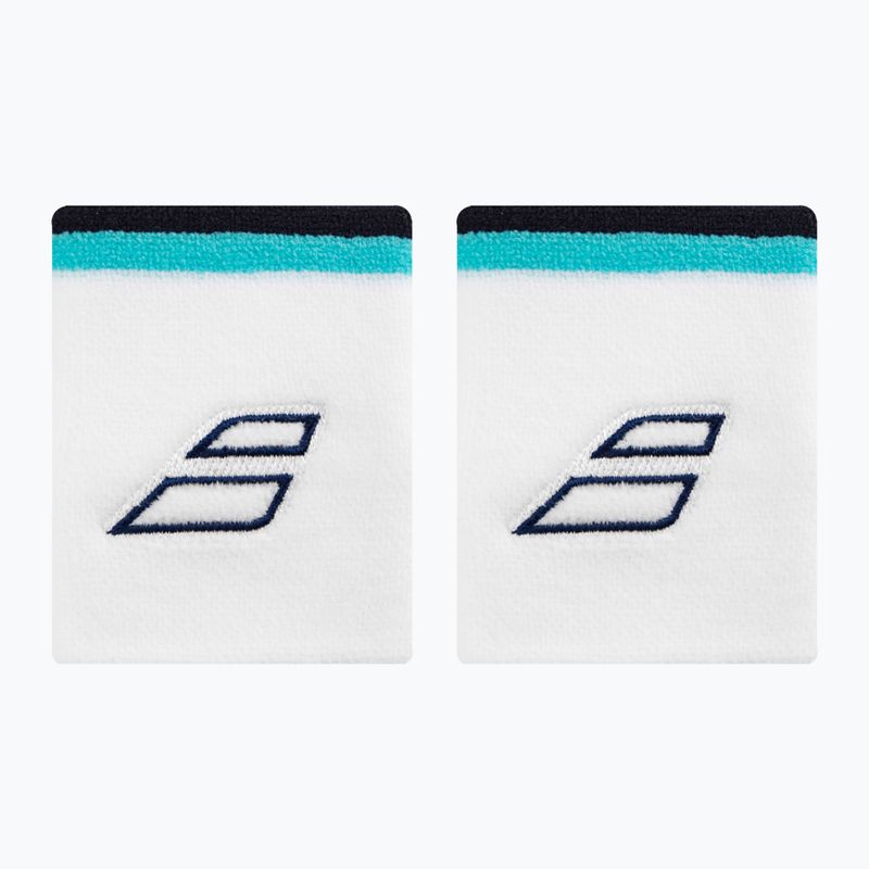 Polsino Babolat Terry Jumbo 2 pz. bianco/blu