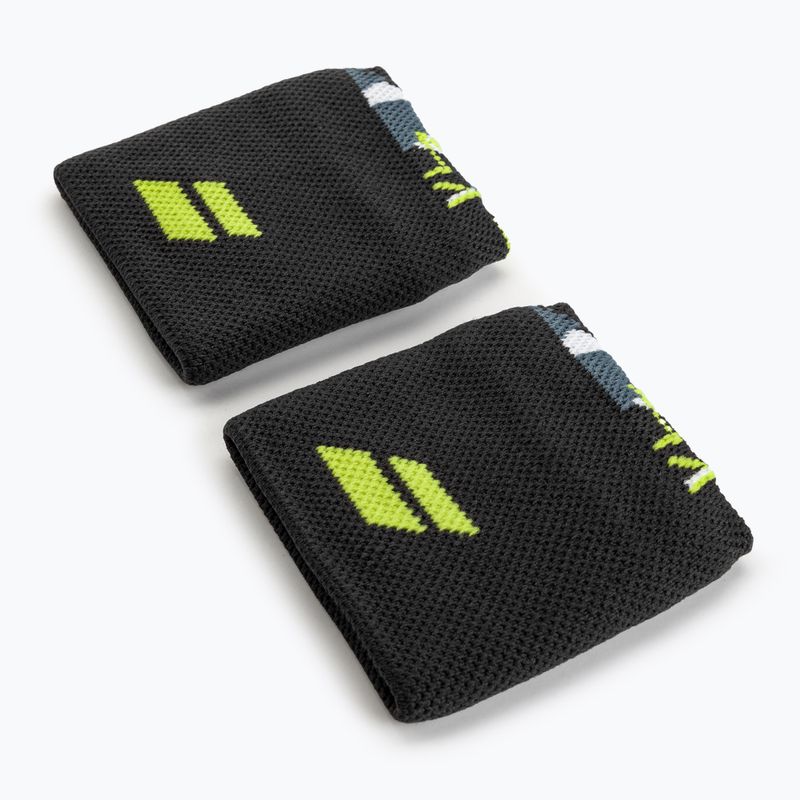 Polsino con logo Babolat 2 pezzi grigio/aero