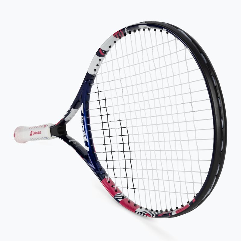 Racchetta da tennis Babolat B Fly 25 per bambini bianco/rosa/blu 2