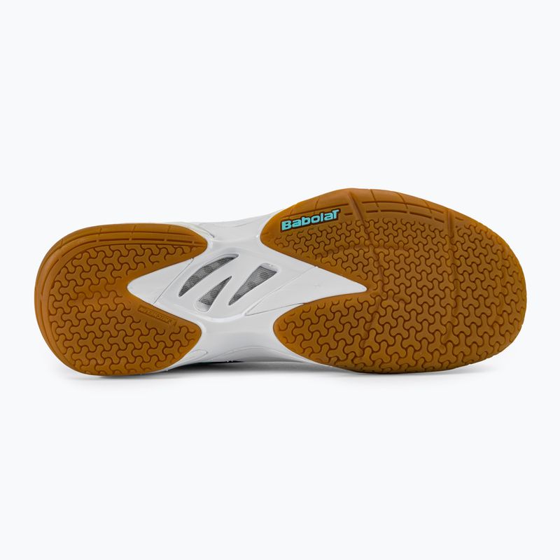 Babolat Shadow Spirit scarpe da badminton uomo nero/azzurro 4