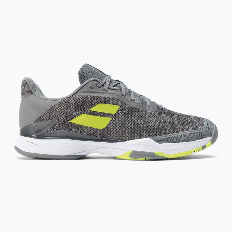 Scarpe da tennis da uomo Babolat Jet Tere All Court grigio/aero 2