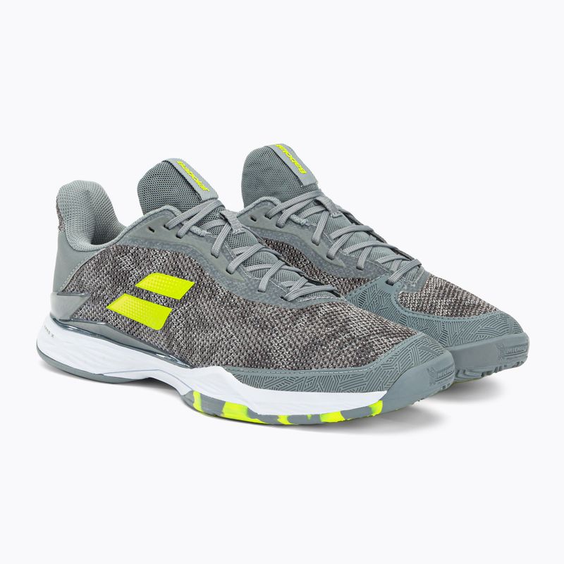 Scarpe da tennis da uomo Babolat Jet Tere Clay grigio/aero 4