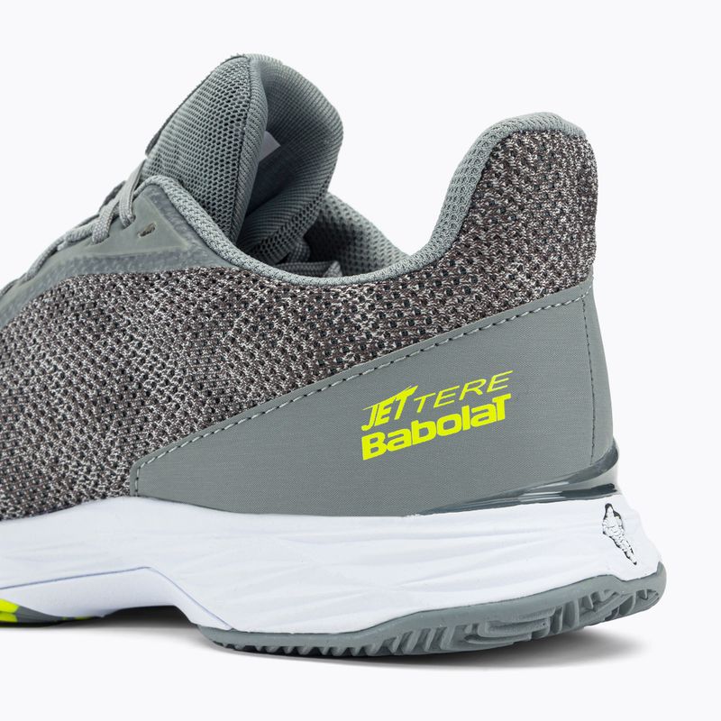 Scarpe da tennis da uomo Babolat Jet Tere Clay grigio/aero 10