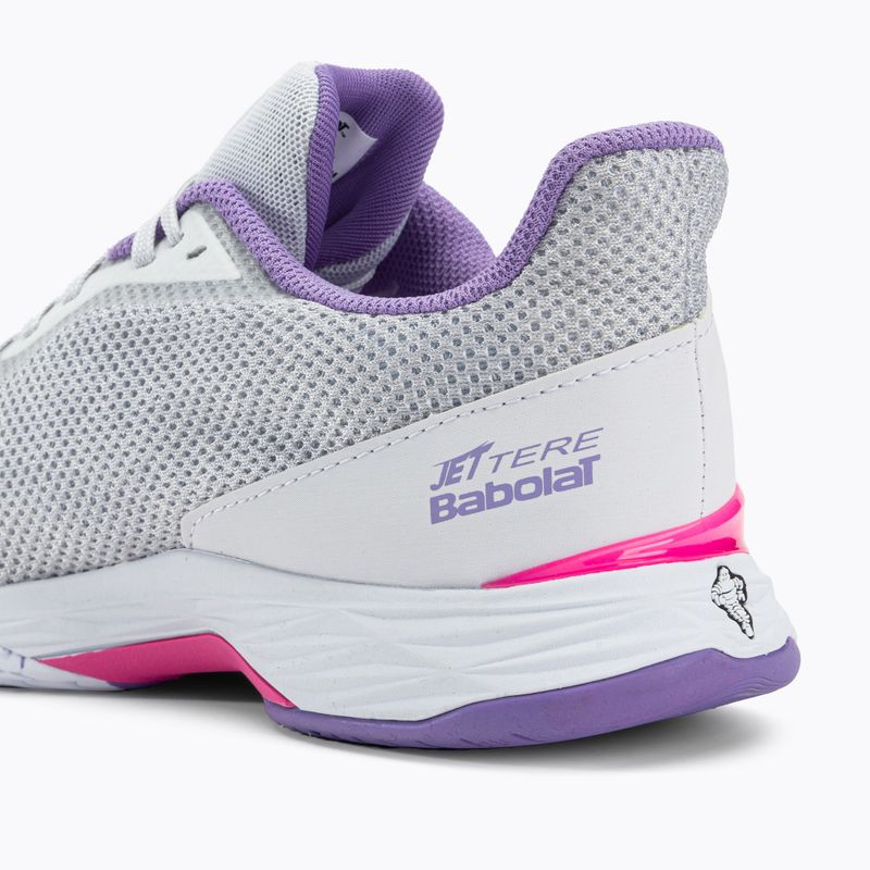 Scarpe da tennis da donna Babolat Jet Tere AC bianco/lavanda 11