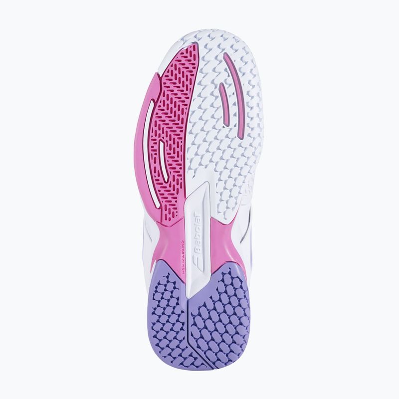 Babolat Propulse All Court JR scarpe da tennis per bambini bianco/lavanda 14