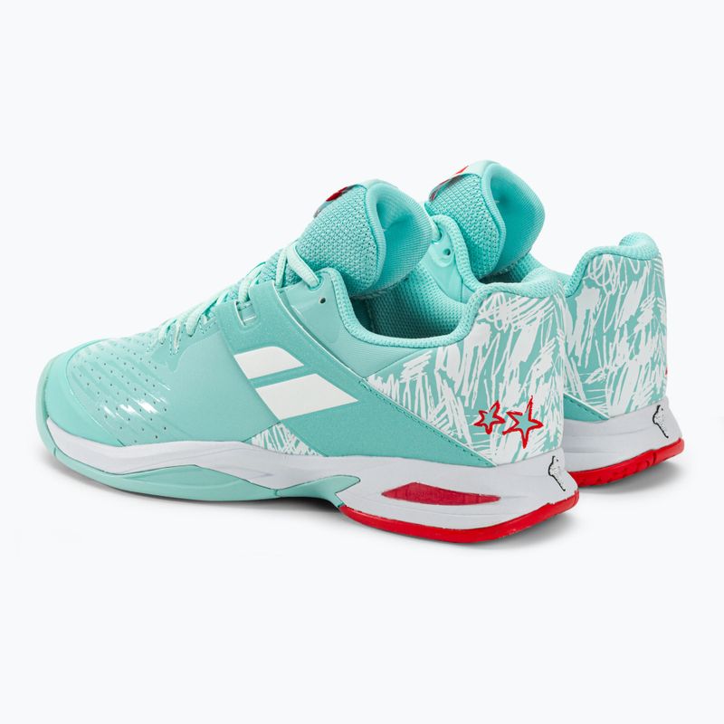 Babolat Propulse All Court JR scarpe da tennis per bambini yucca/bianco 3