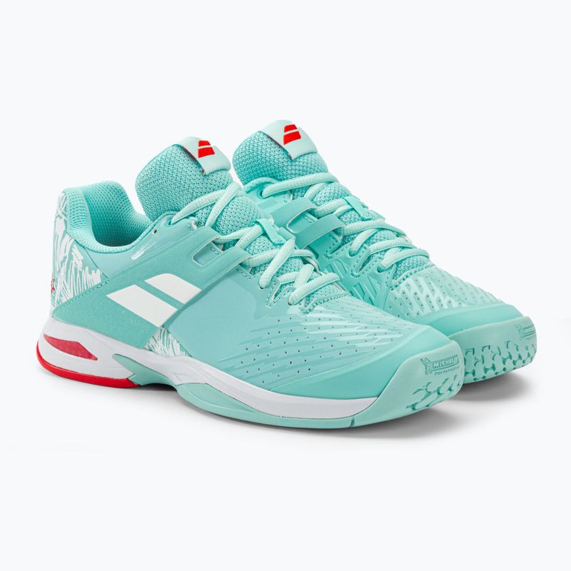 Babolat Propulse All Court JR scarpe da tennis per bambini yucca/bianco 4