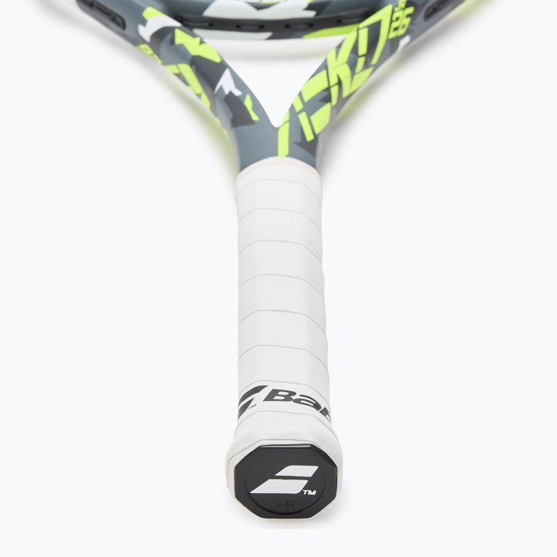 Racchetta da tennis per bambini Babolat Aero Junior 26 grigio/giallo/bianco 3