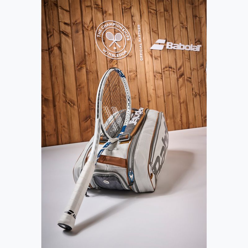Racchetta da tennis Babolat Boost Wimbledon bianco/grigio/blu 12