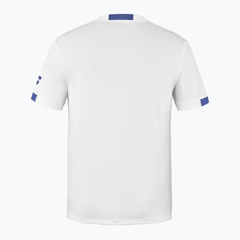 Maglietta Babolat Play a girocollo da uomo bianco/bianco 2