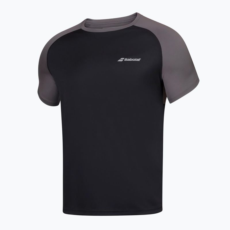 Maglietta Babolat Play Crew Neck uomo nero/nero 2