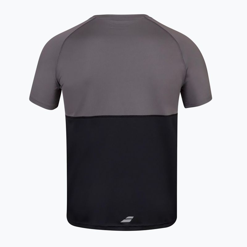 Maglietta Babolat Play Crew Neck uomo nero/nero 3