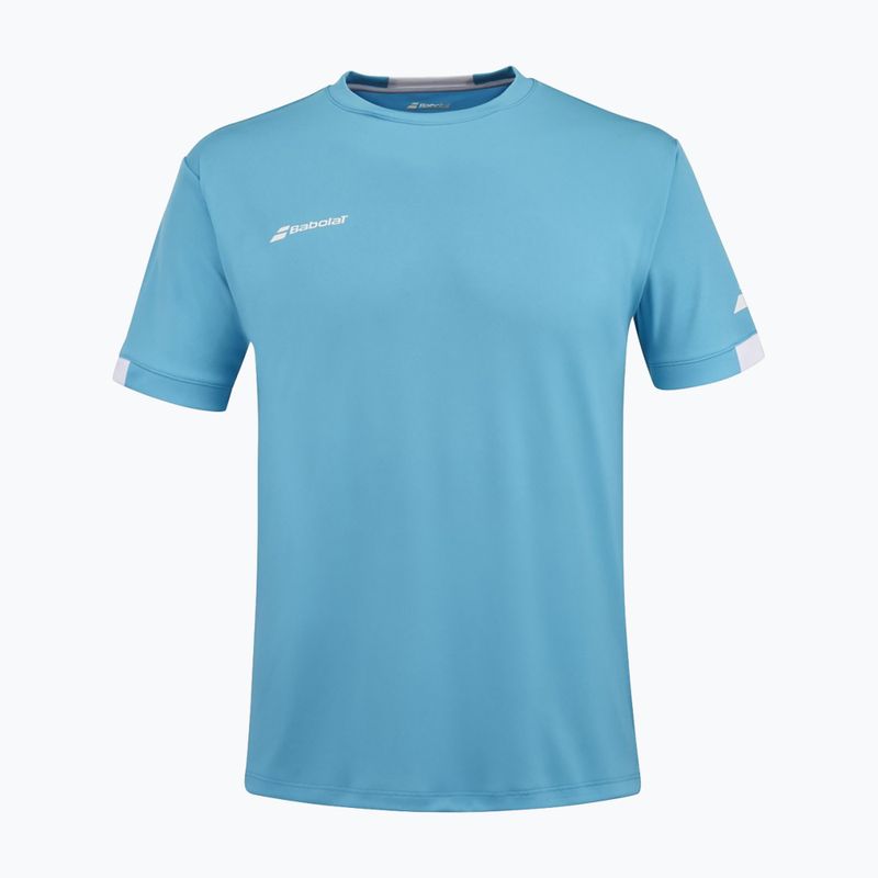 Maglietta Babolat Play a girocollo da uomo blu ciano 8