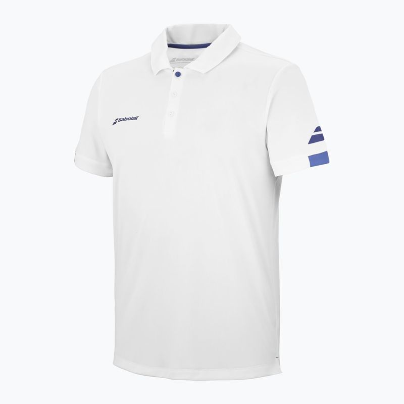 Polo Babolat da uomo Play bianco/bianco 2