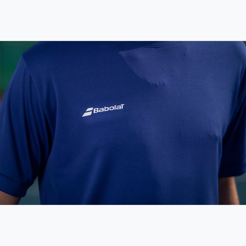 Maglietta da bambino Babolat Play Crew Neck blue sodalite 7