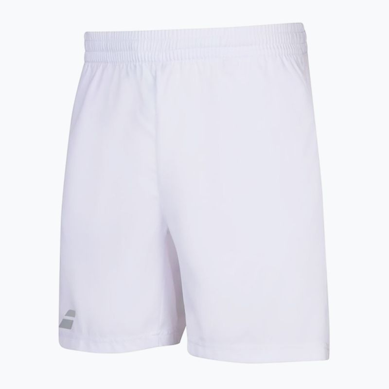 Pantaloncini Babolat Play da bambino bianco/bianco 2