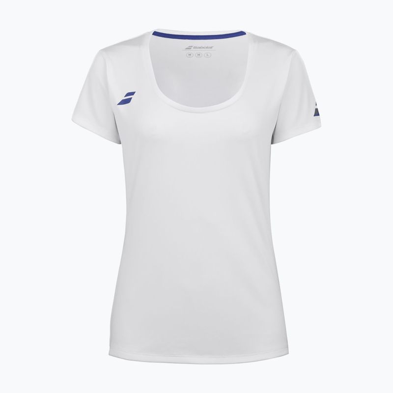 Top Babolat Play Cap Sleeve donna bianco/bianco