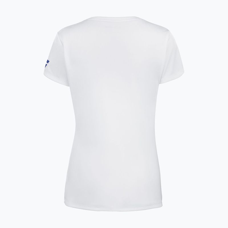 Top Babolat Play Cap Sleeve donna bianco/bianco 2