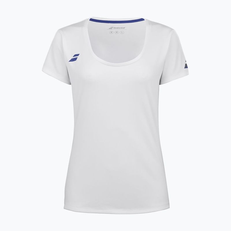 Maglietta Babolat Play Cap Sleeve Top Jr bambino bianco/bianco
