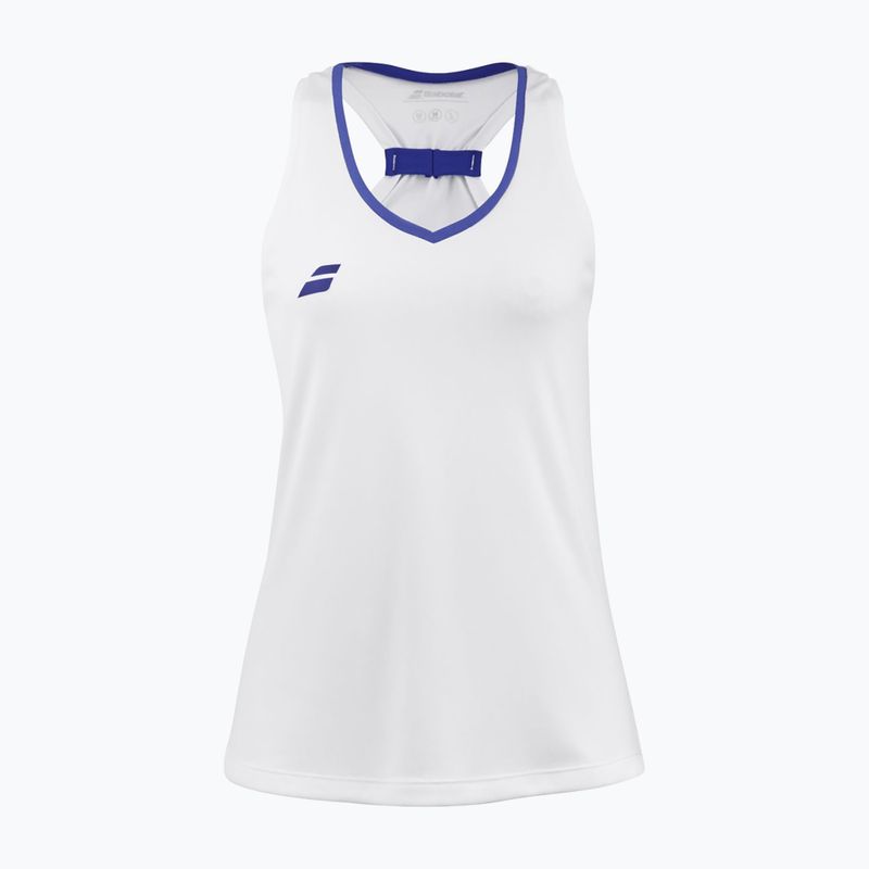 Canotta Babolat Play bambino bianco/bianco