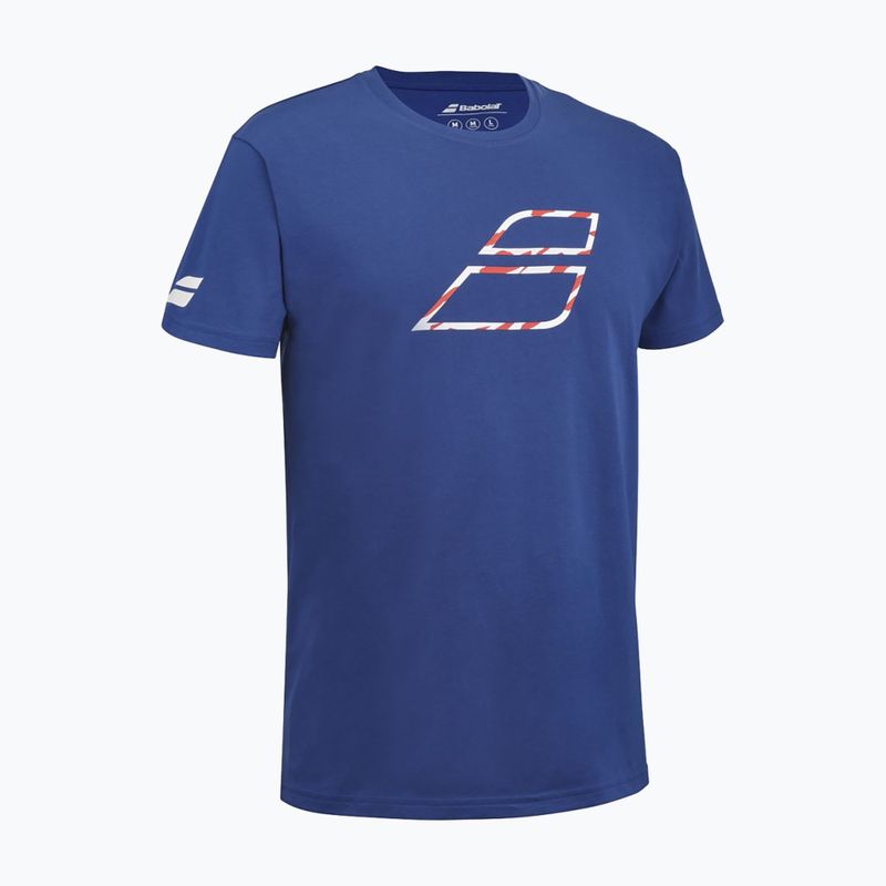 Maglietta da uomo Babolat Exercise Big Flag blue sodalite 2