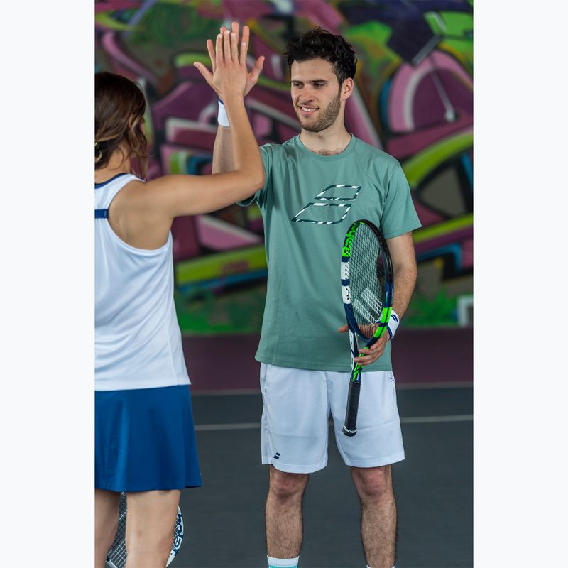 Maglietta da uomo Babolat Exercise Big Flag trellis 6