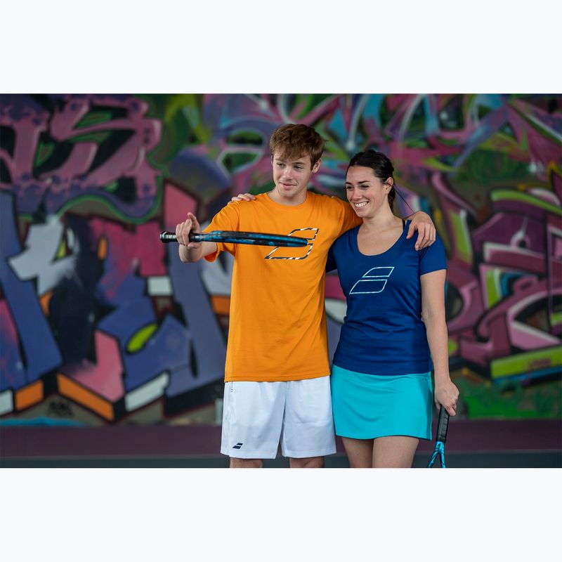 Maglietta da uomo Babolat Exercise Big Flag autumn glory 9