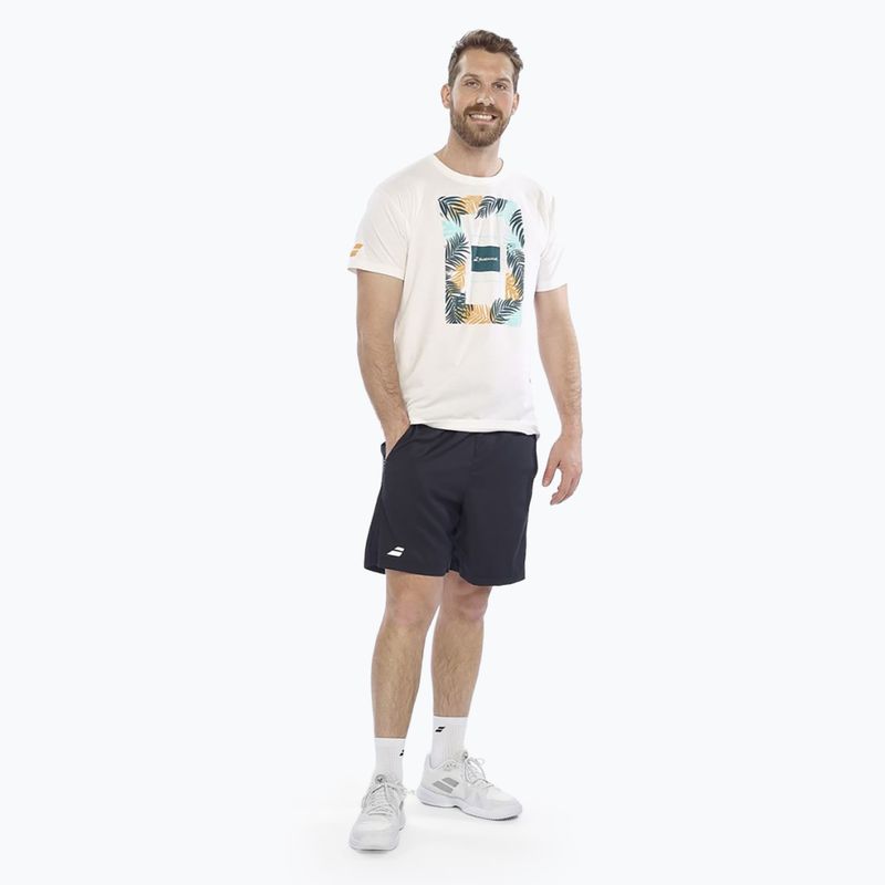 Maglietta Babolat Exercise Message 1000 uomo bianco/bianco 2