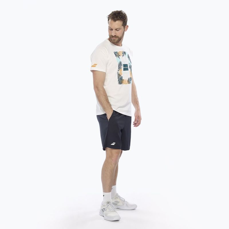 Maglietta Babolat Exercise Message 1000 uomo bianco/bianco 4