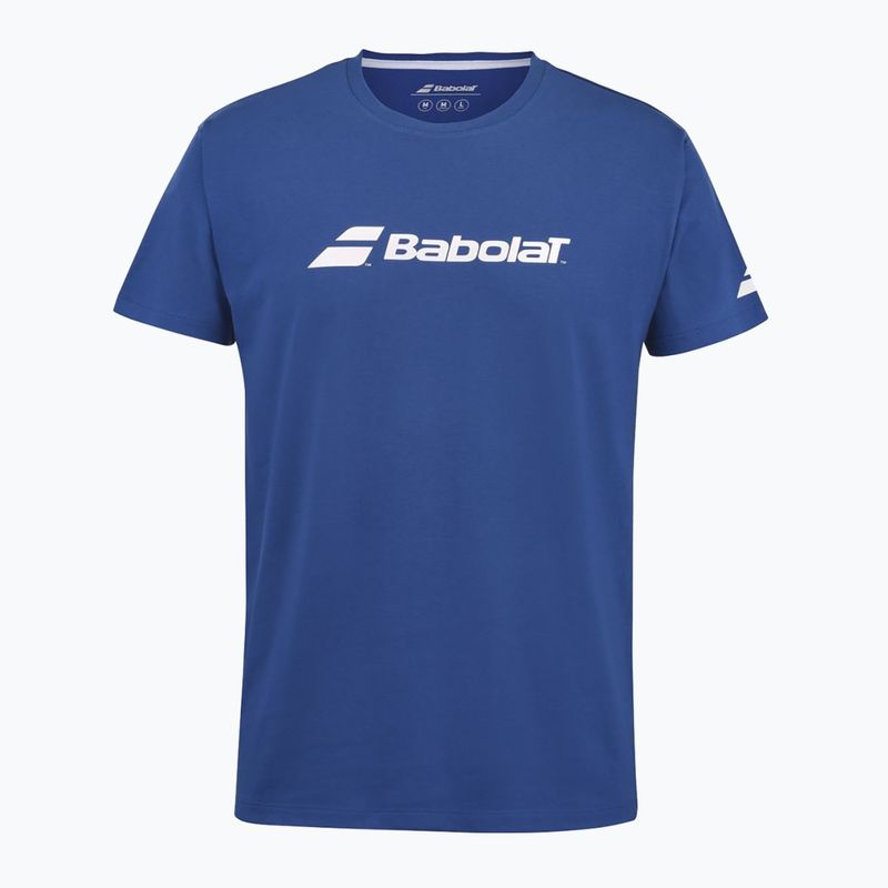 Maglietta Babolat Exercise da uomo blu sodalite