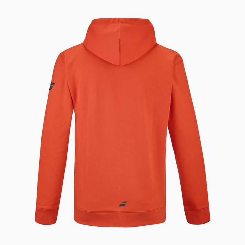 Felpa da tennis con cappuccio Babolat Exercise Uomo fiesta red 2