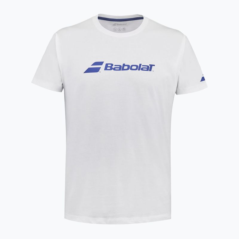 Maglietta da bambino Babolat Exercise Jr bianco/bianco