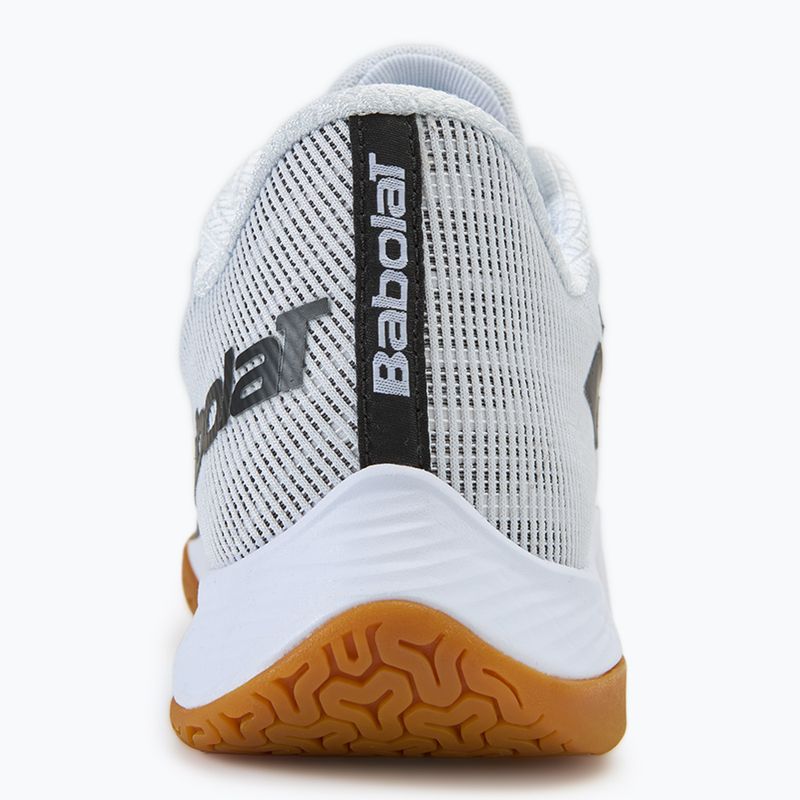 Scarpa da badminton da uomo Babolat Shadow Spirit 2 bianco/nero 6