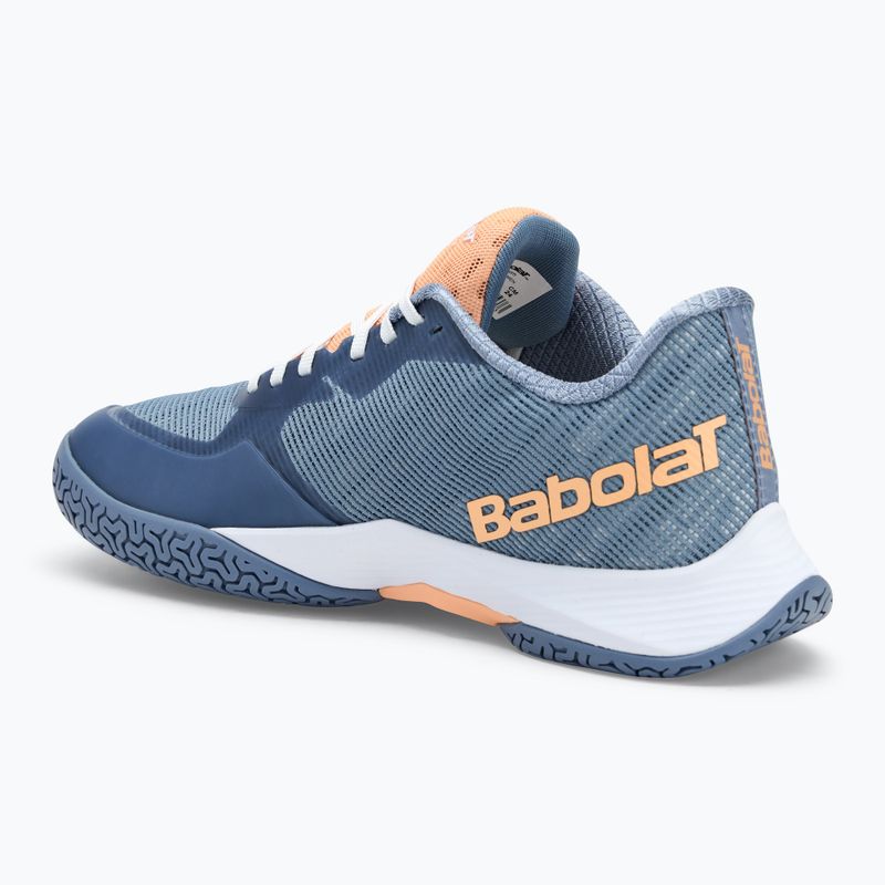 Scarpa da badminton da donna Babolat Shadow Spirit 2 grigio/corallo 3