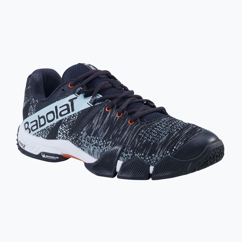 Babolat Movea nero/azzurro scarpe da paddle da uomo 8