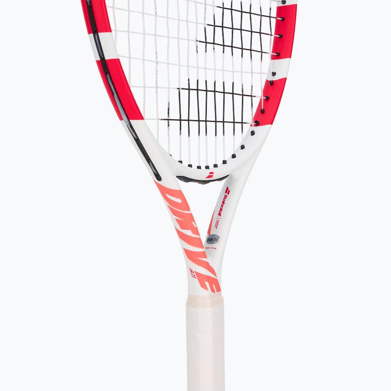 Racchetta da tennis Babolat Drive Junior 23 bianca per bambini 4