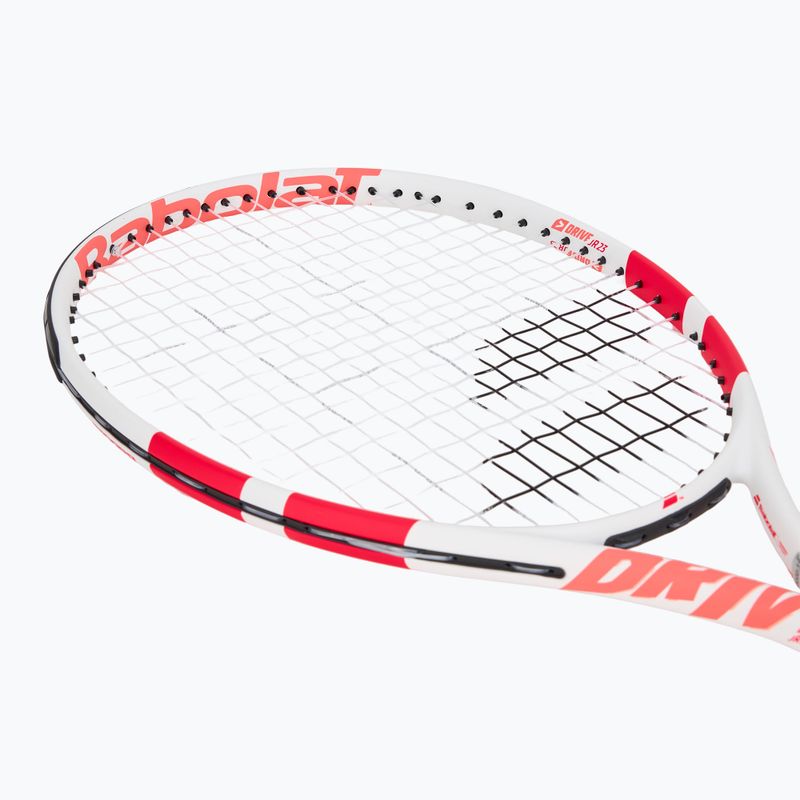 Racchetta da tennis Babolat Drive Junior 23 bianca per bambini 5