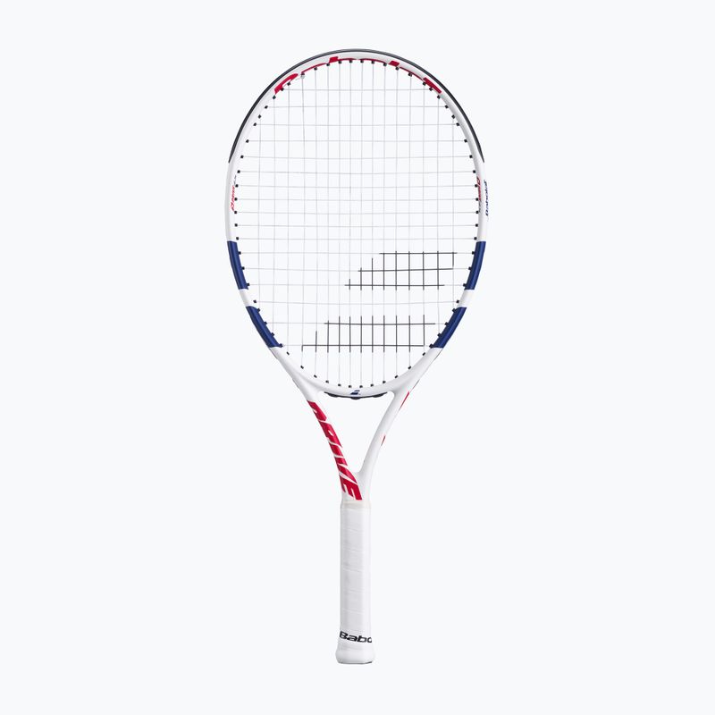 Racchetta da tennis Babolat Drive Junior 24 bianca per bambini
