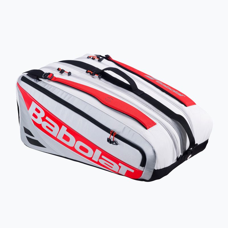 Babolat RH Pro Padel Juan Lebron 62 l bianco / argento / rosso padel bag 2