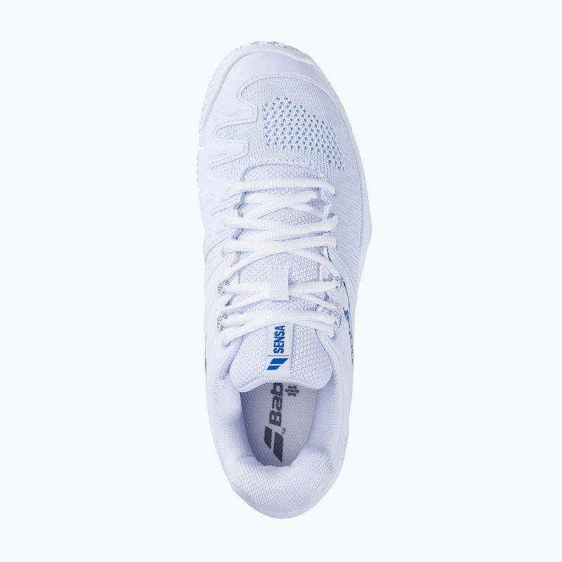 Scarpe da paddle da donna Babolat Sensa W bianco/blu freddo 4
