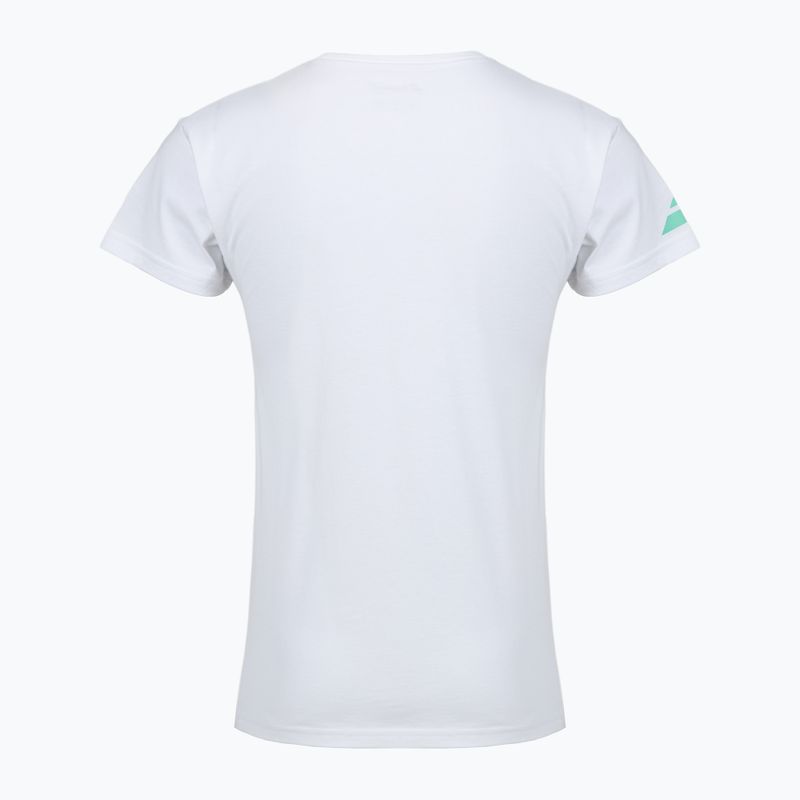 Maglietta Babolat Exercise Big Flag da uomo bianco/bianco 2