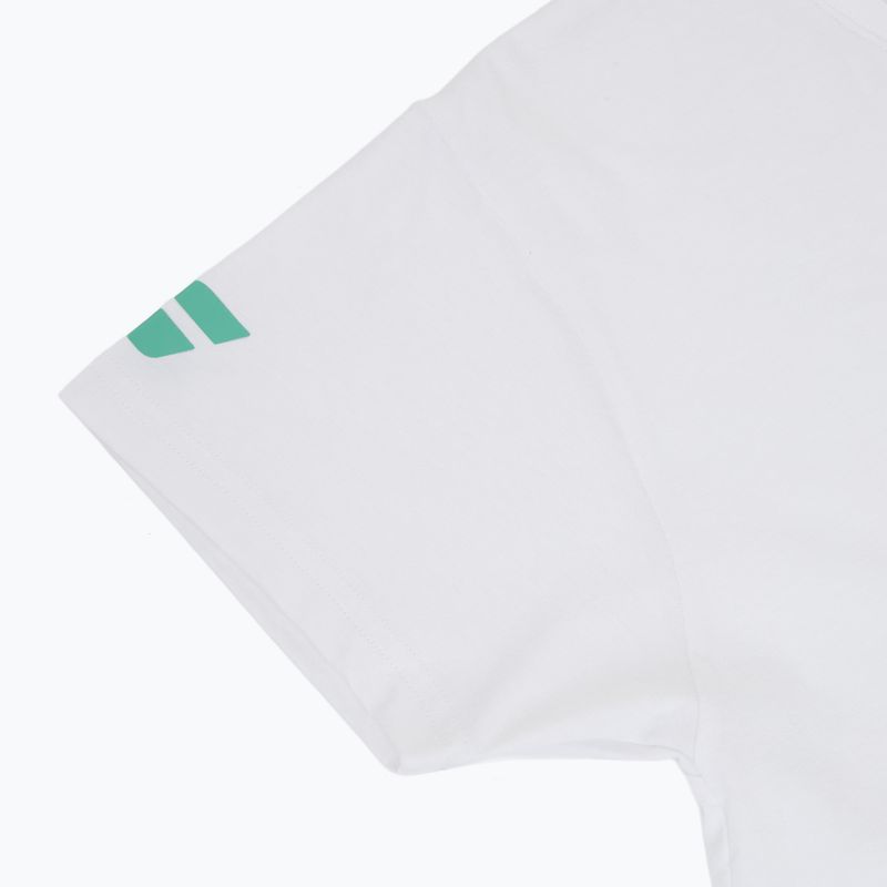 Maglietta Babolat Exercise Big Flag da uomo bianco/bianco 4