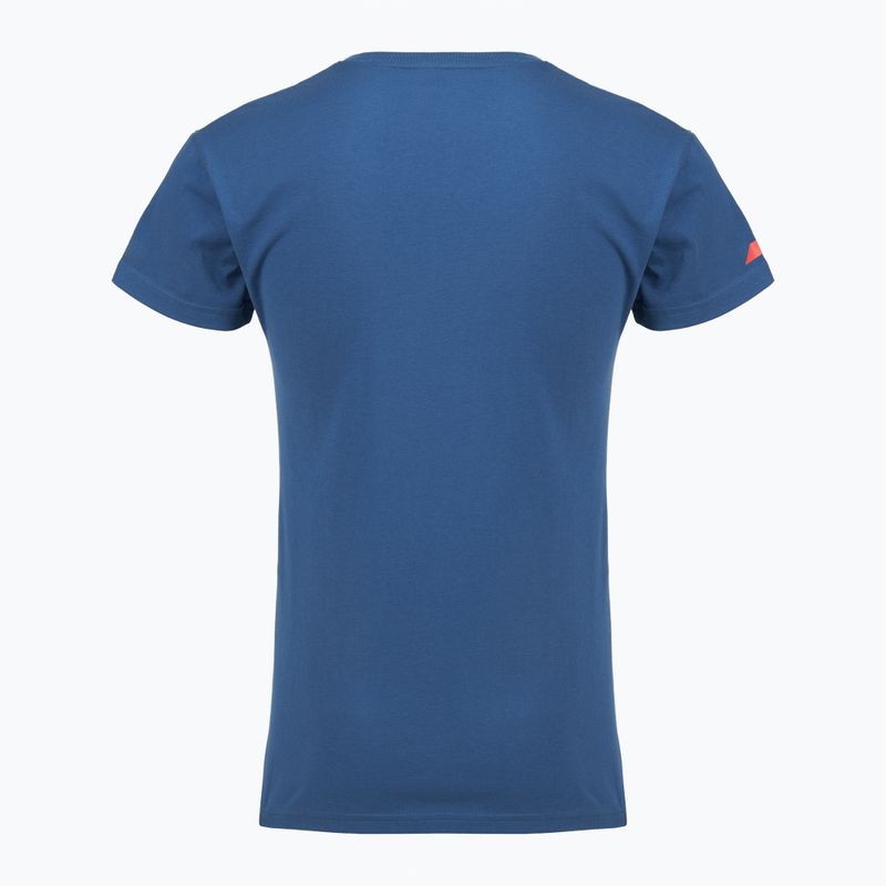 Maglietta Babolat Exercise Big Flag da uomo blu scuro 2